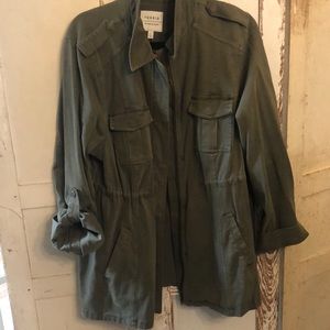 Torrid size 2 military style anorak jacket